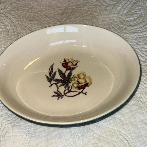 Flintridge china, made in California flowered dish. Free with bundle! - Picture 1 of 8